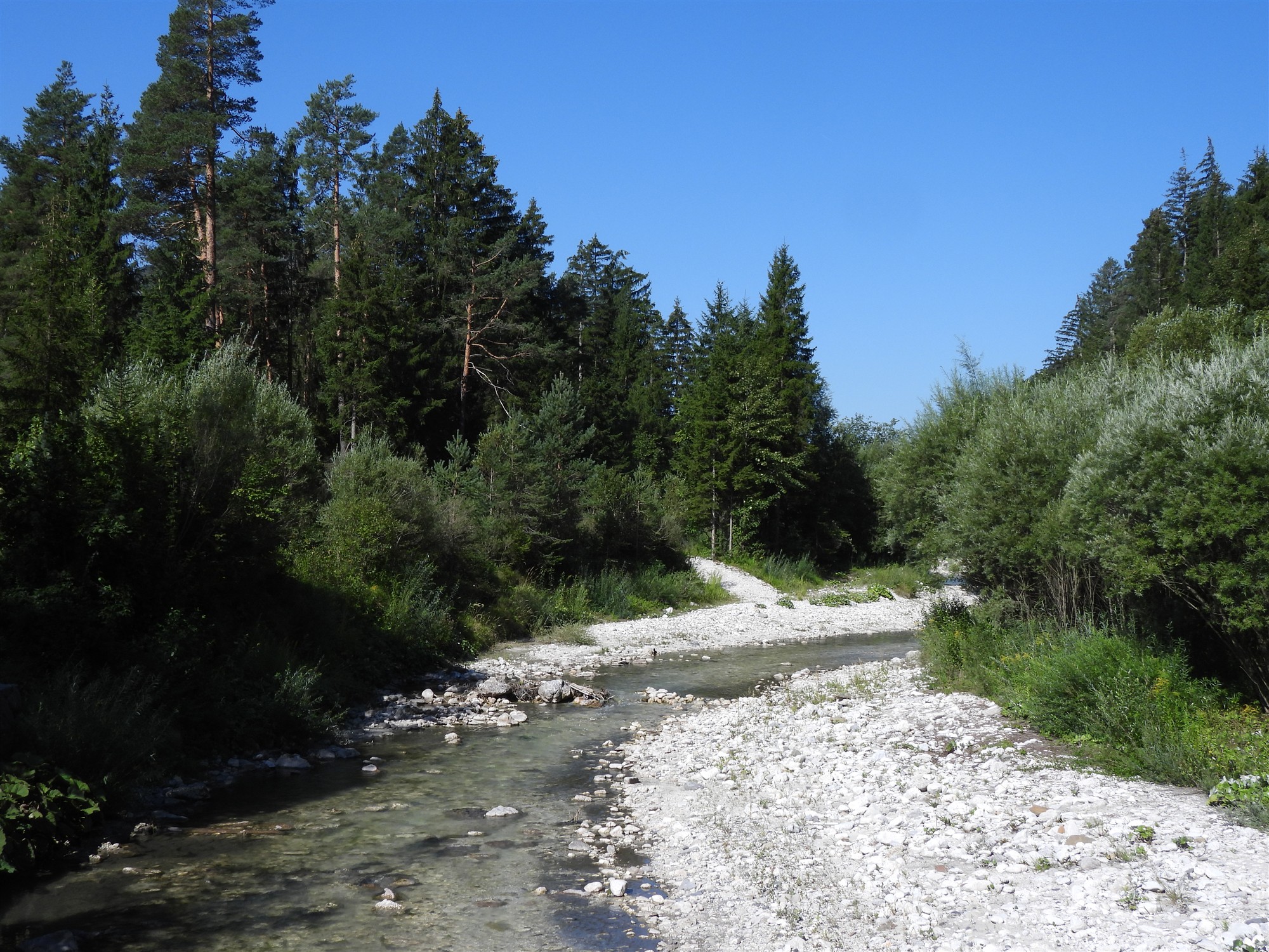 Planinci na poti proti Srednjemu vrhu