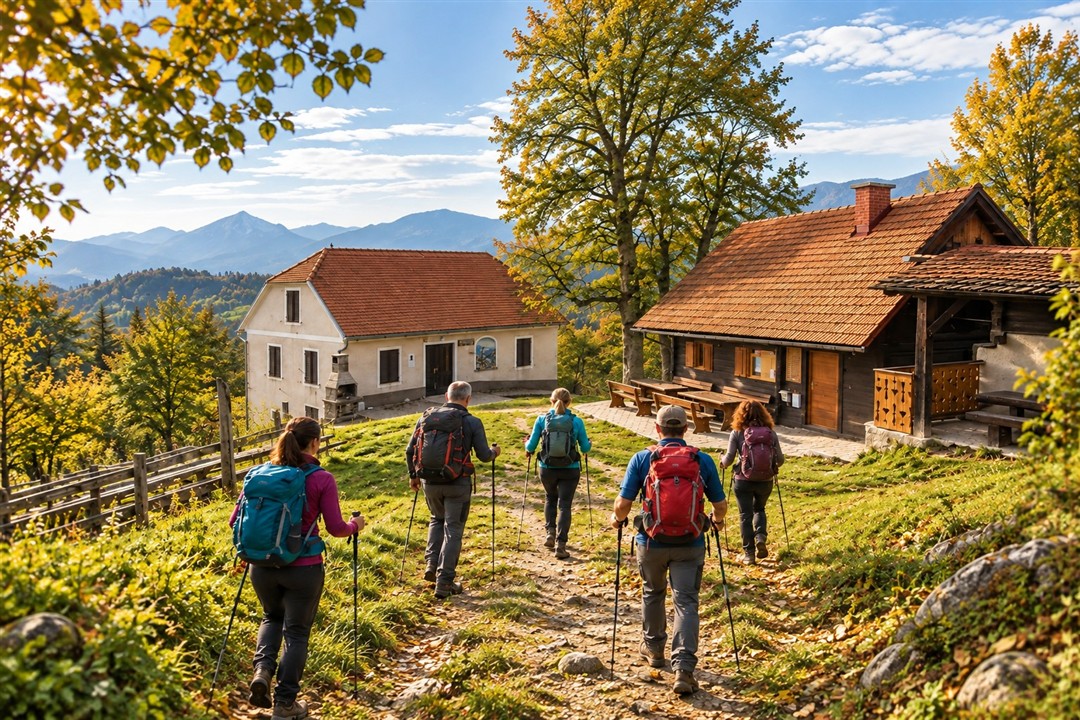 Planinski dom Šentjungert in Šmartinsko jezero
